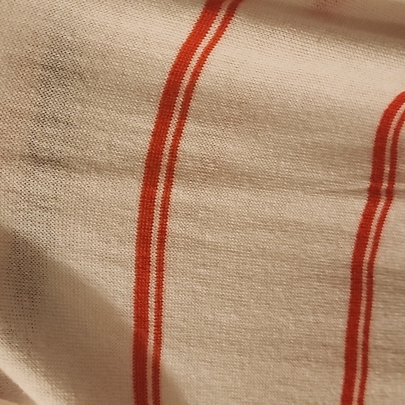 cabi Stroll Cardigan Style 5826 - Size Large - EUC - Orange White Duster - Picture 4 of 14